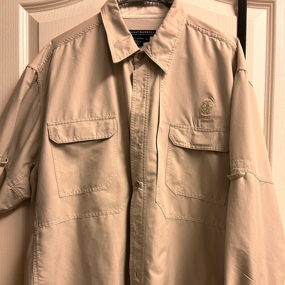 Royal Robbins Light Tan Shirt Jacket